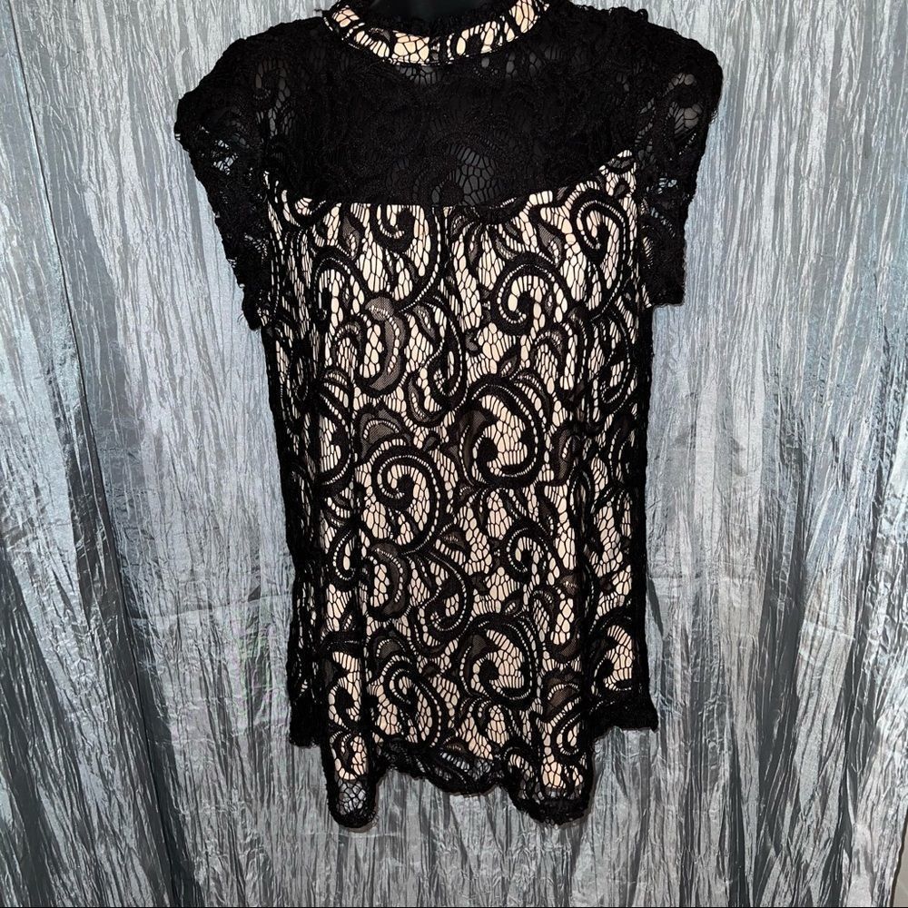 Black Lace Top